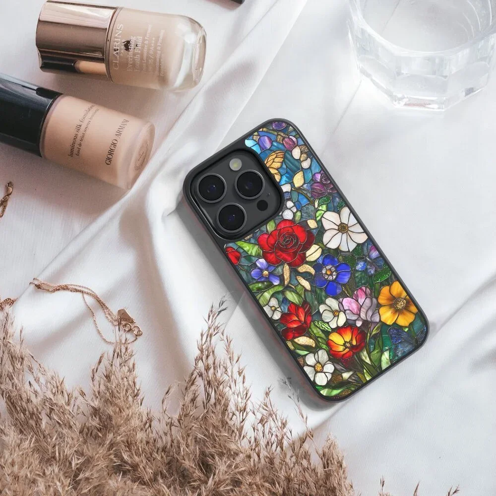 Floral Phone Cover – iPhone 17, 17 Pro, 16, Galaxy S26, S25, S26 Ultra, Pixel 9